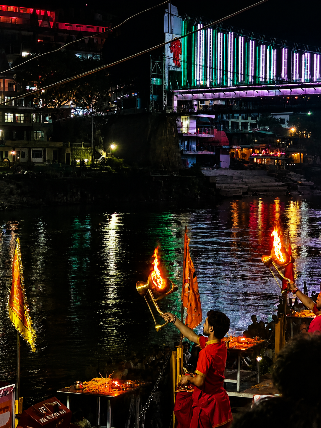 Evening Ganga Aarti in Rishikesh